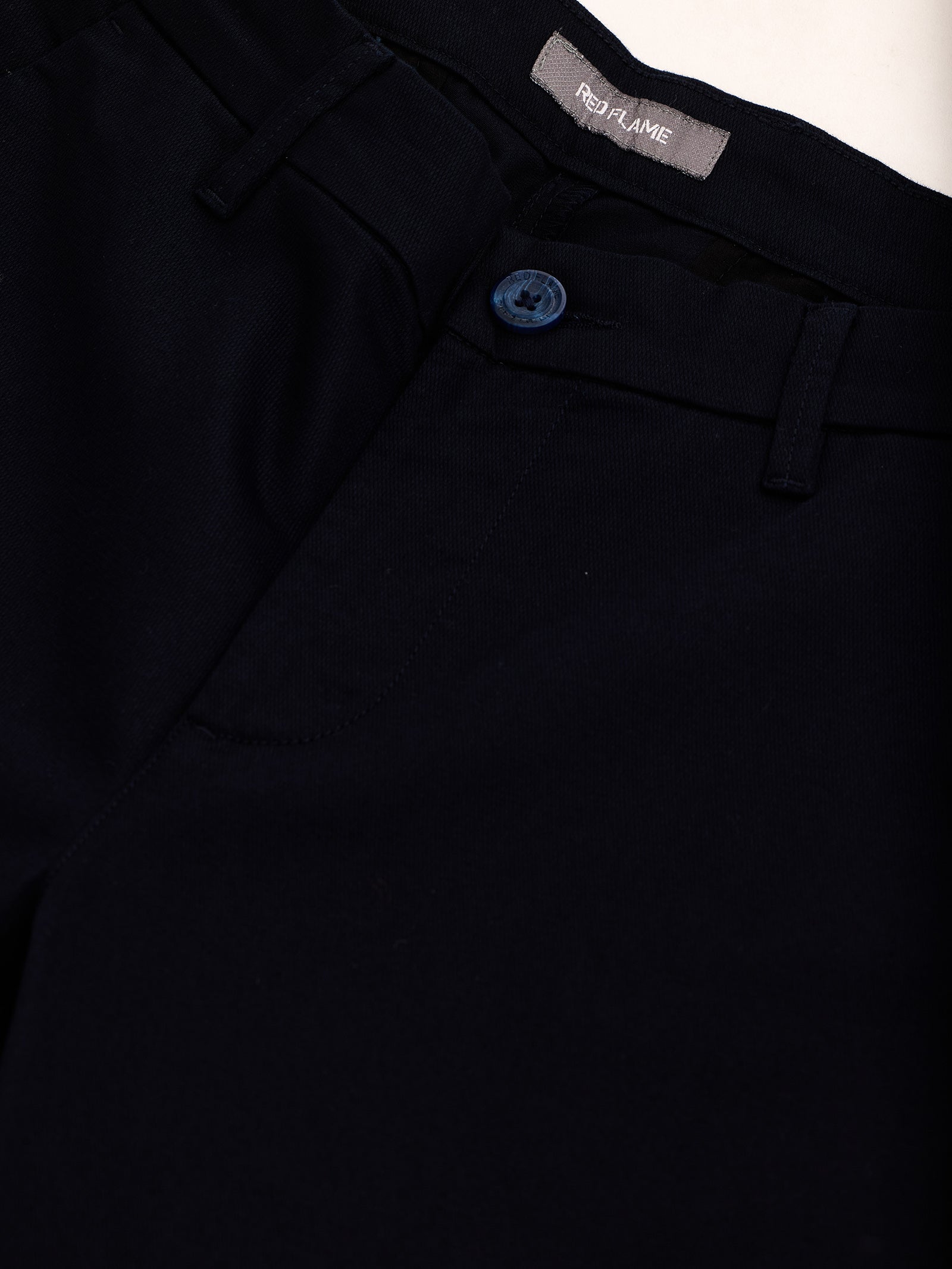 Navy Stretch Slim Fit Trouser