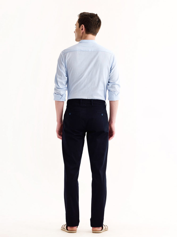 Navy Stretch Slim Fit Trouser