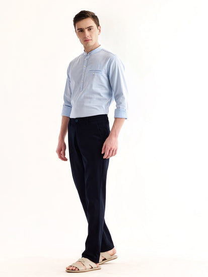 Navy Stretch Slim Fit Trouser