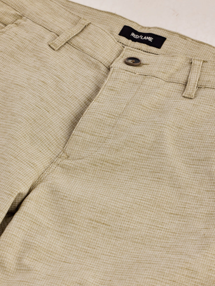 Green Stretch Slim Fit Trouser