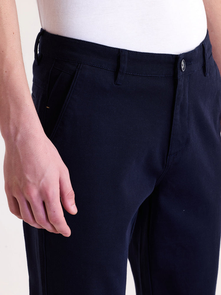 Navy Stretch Slim Fit Trouser