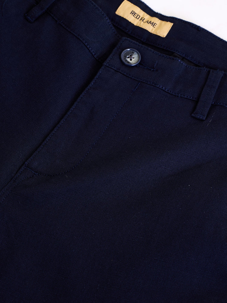 Navy Stretch Slim Fit Trouser