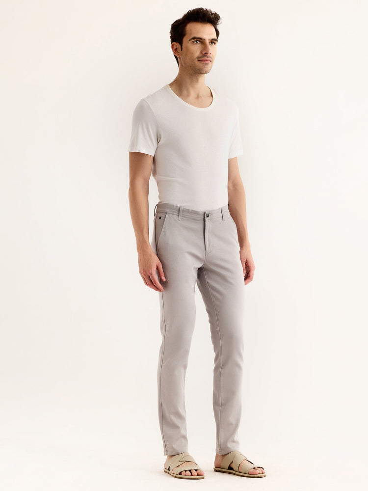 Grey Stretch Slim Fit Trouser