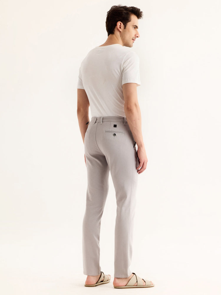 Grey Stretch Slim Fit Trouser