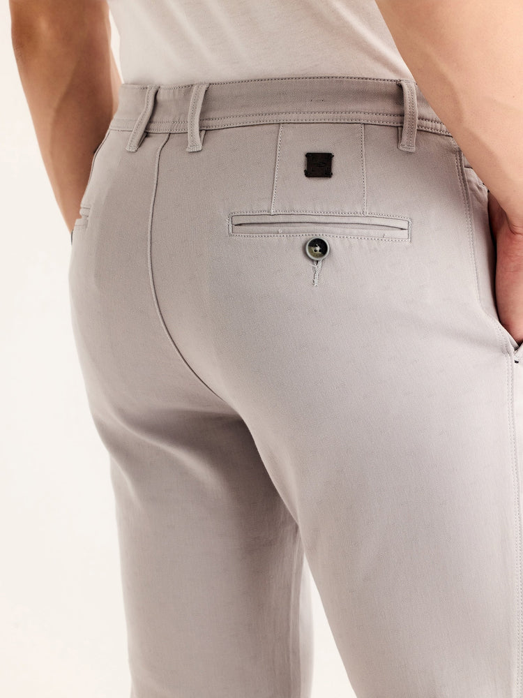 Grey Stretch Slim Fit Trouser