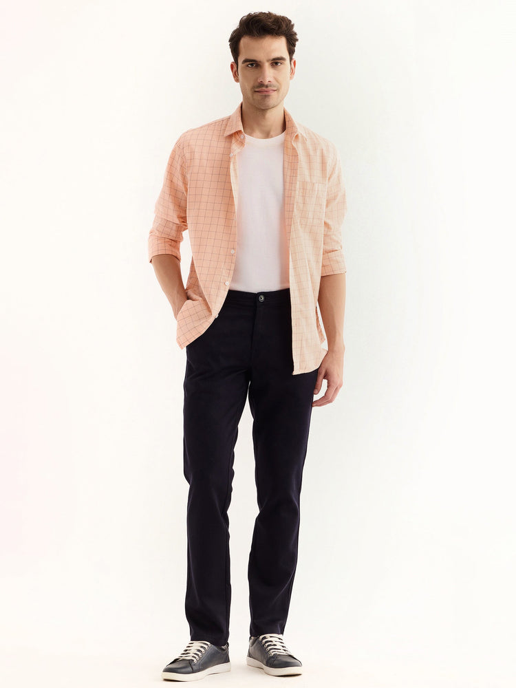 Navy Stretch Slim Fit Trouser