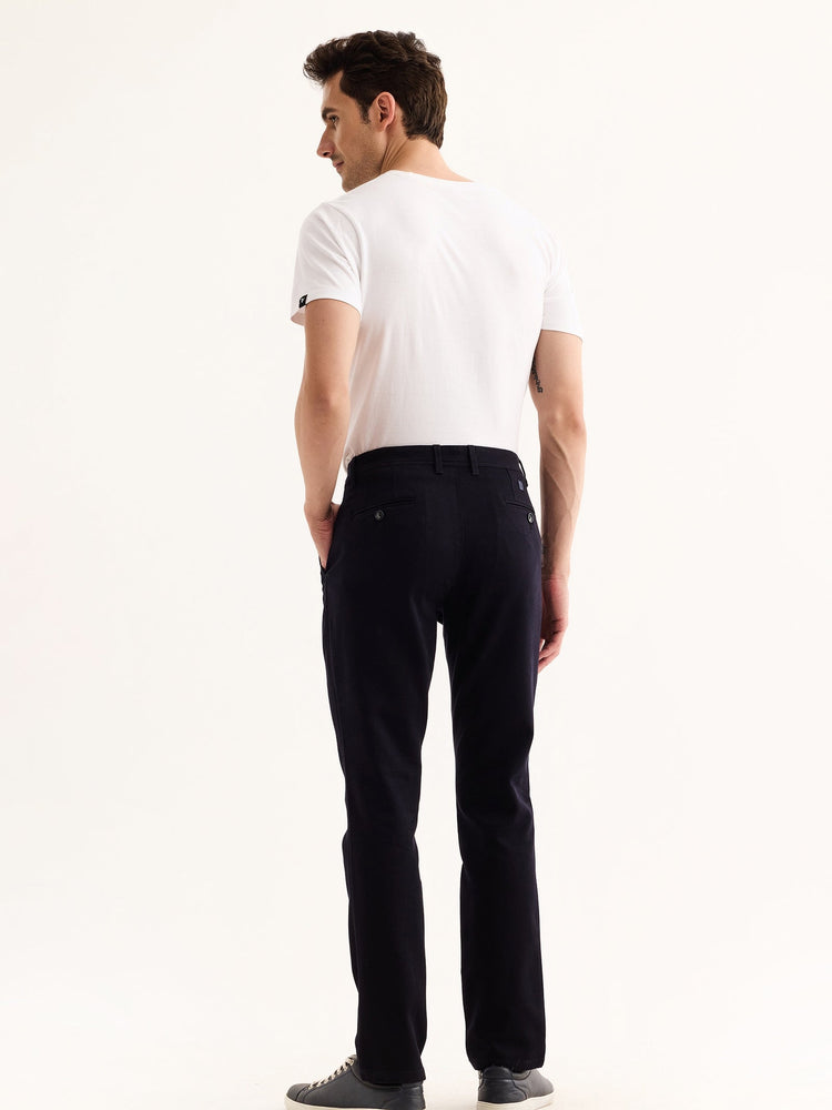 Navy Stretch Slim Fit Trouser