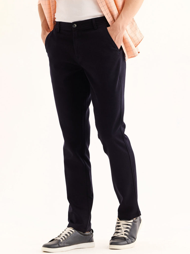 Navy Stretch Slim Fit Trouser