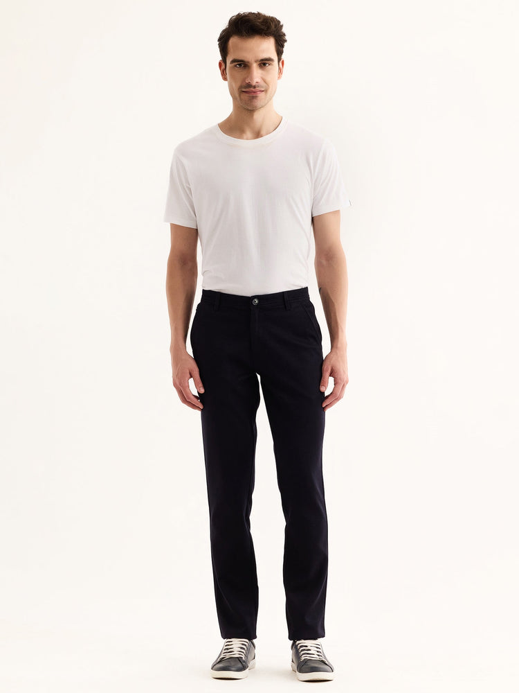 Navy Stretch Slim Fit Trouser