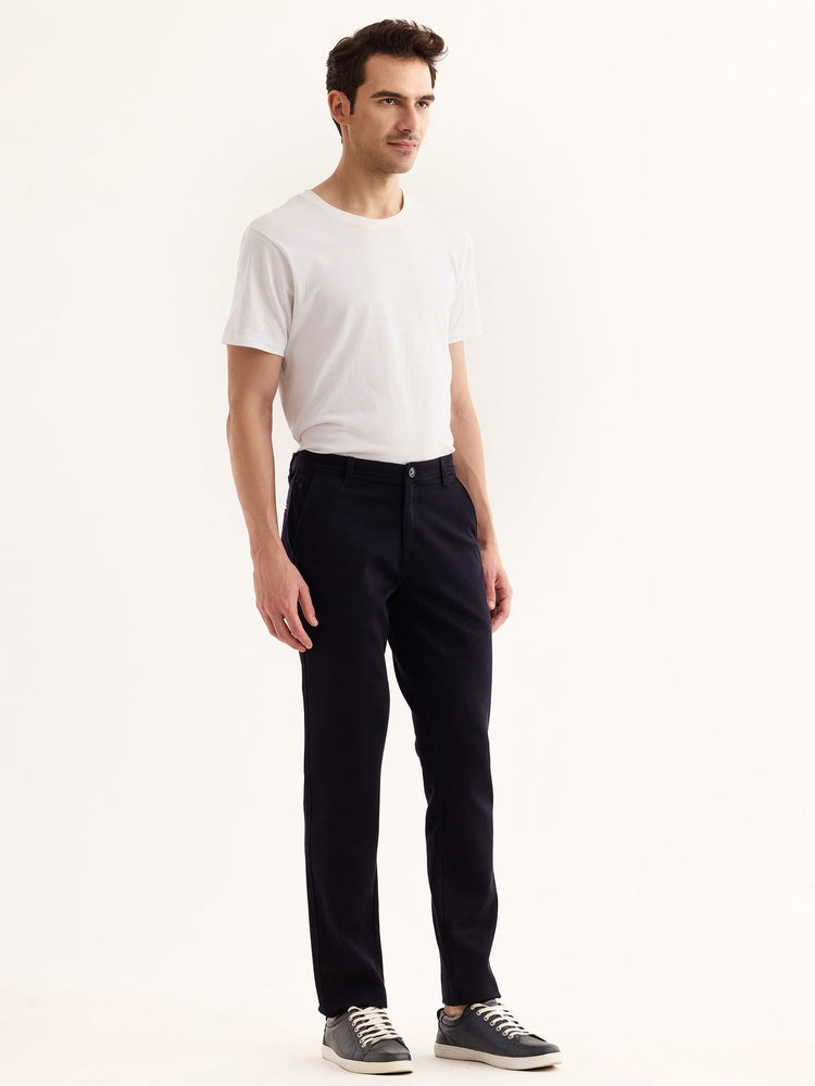Navy Stretch Slim Fit Trouser