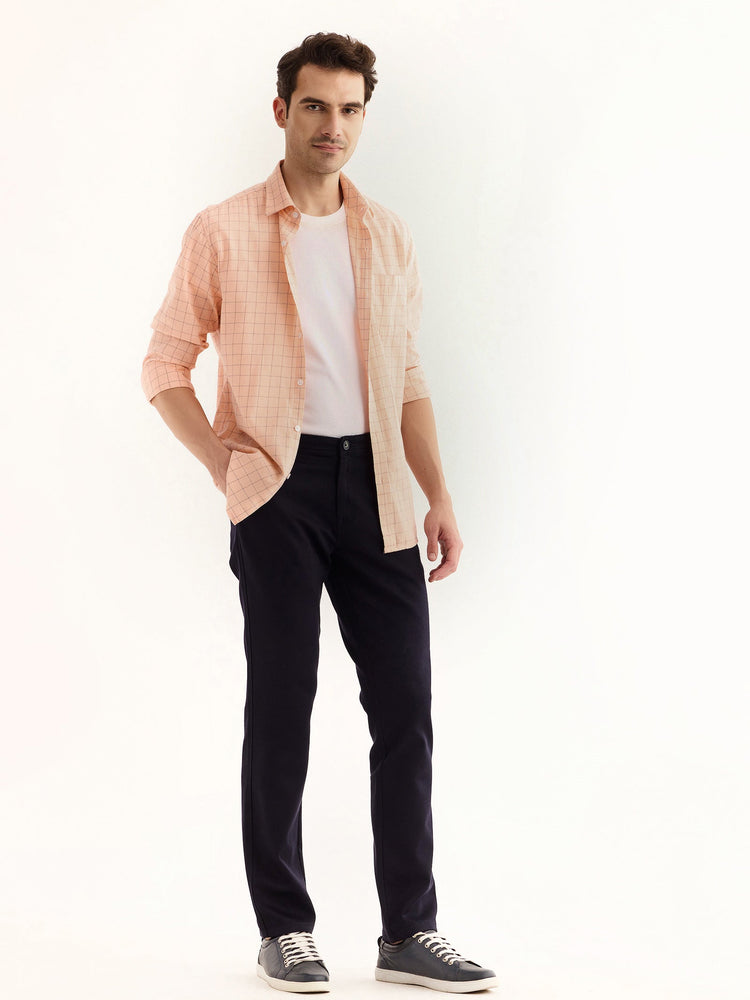 Navy Stretch Slim Fit Trouser