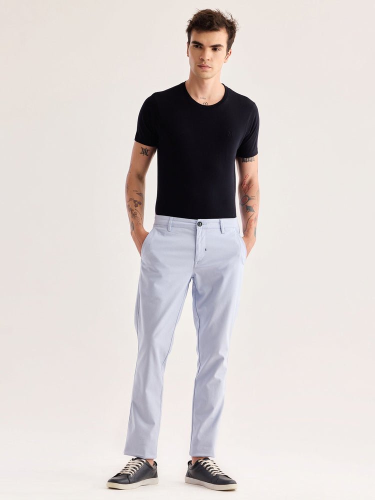 Purple Stretch Slim Fit Trouser