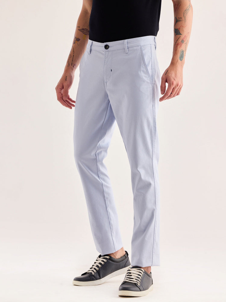 Purple Stretch Slim Fit Trouser