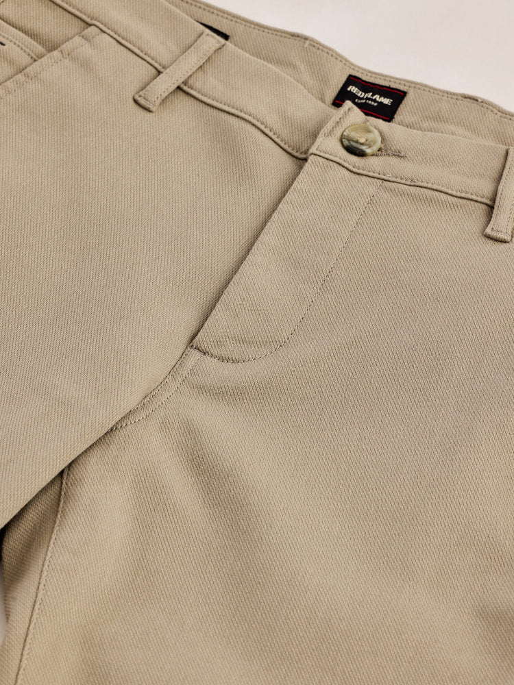 Green Stretch Slim Fit Trouser