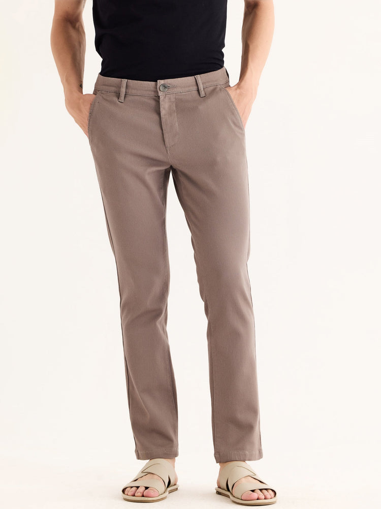 Grey Stretch Slim Fit Trouser