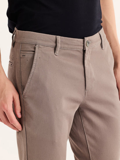 Grey Stretch Slim Fit Trouser