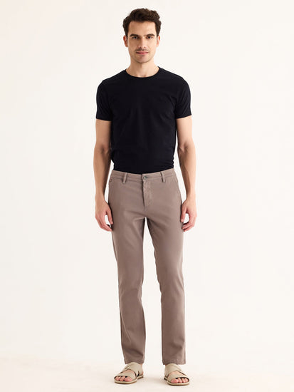 Grey Stretch Slim Fit Trouser