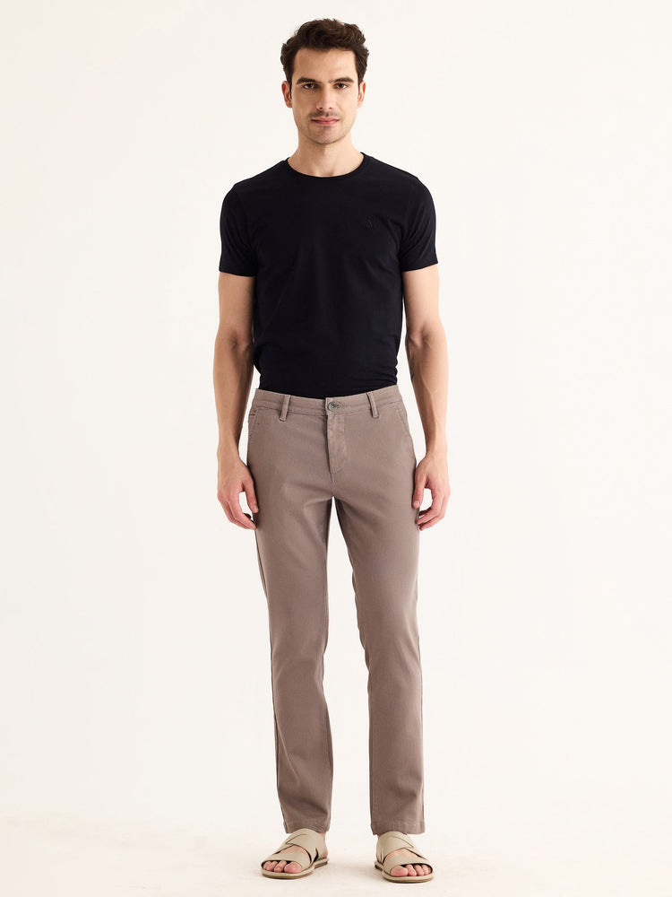 Grey Stretch Slim Fit Trouser
