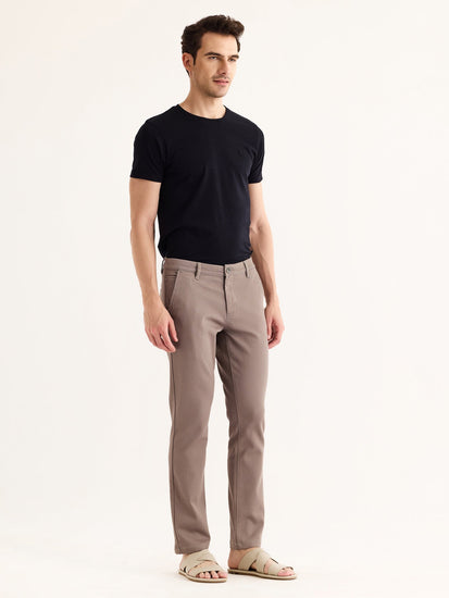 Grey Stretch Slim Fit Trouser