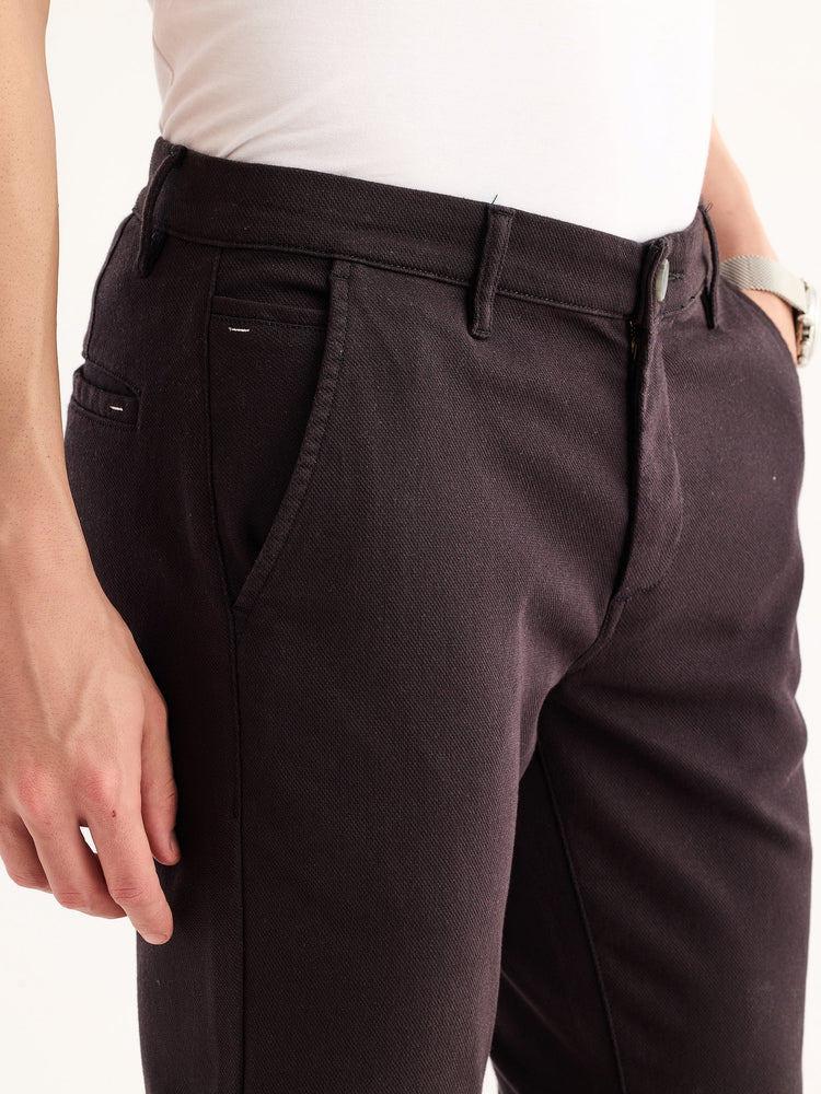 Grey Stretch Slim Fit Trouser