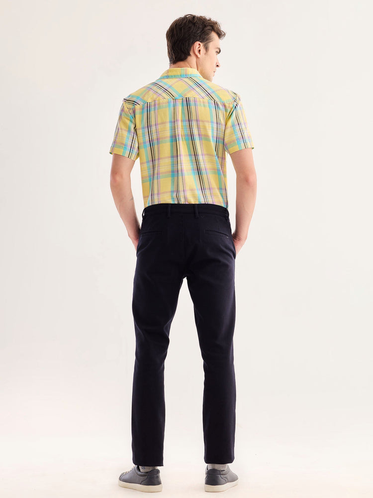 Navy Stretch Slim Fit Trouser