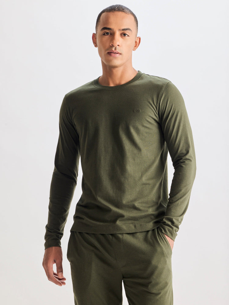 Green Solid Pure Cotton Co-Ords