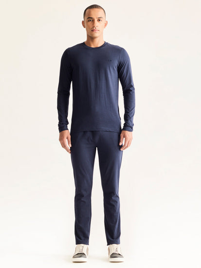 Navy Solid Pure Cotton Co-Ords