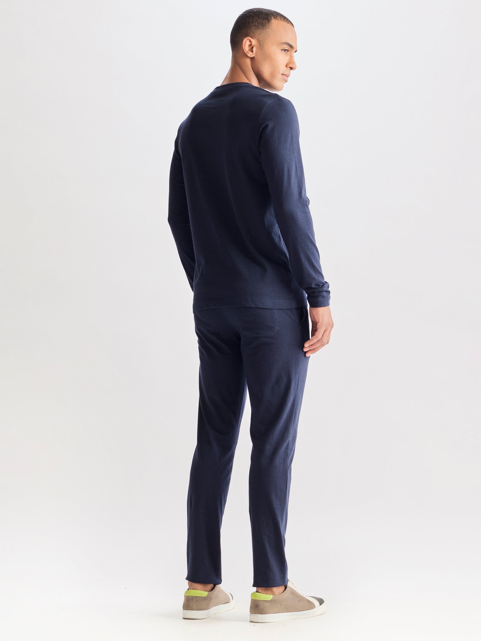 Navy Solid Pure Cotton Co-Ords