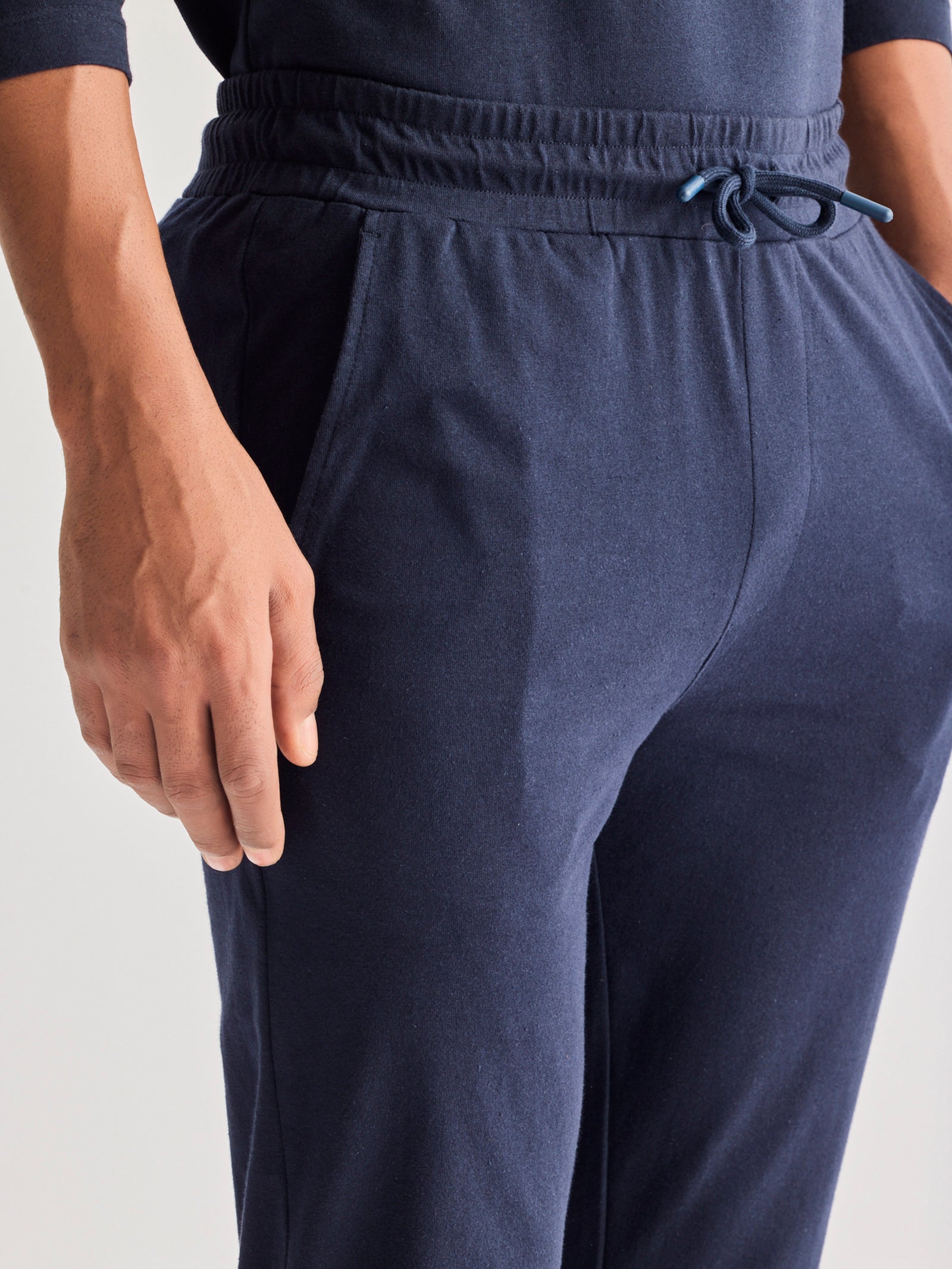 Navy Solid Pure Cotton Co-Ords