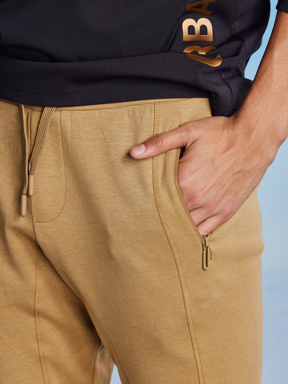 Khaki Slim Fit Track Pant