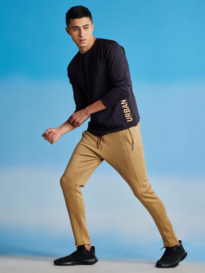 Khaki Slim Fit Track Pant