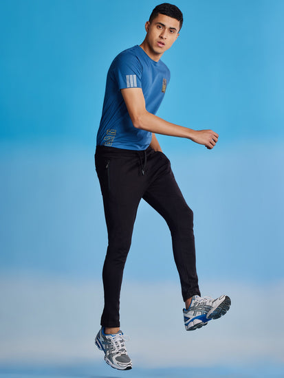 Black Slim Fit Track Pant