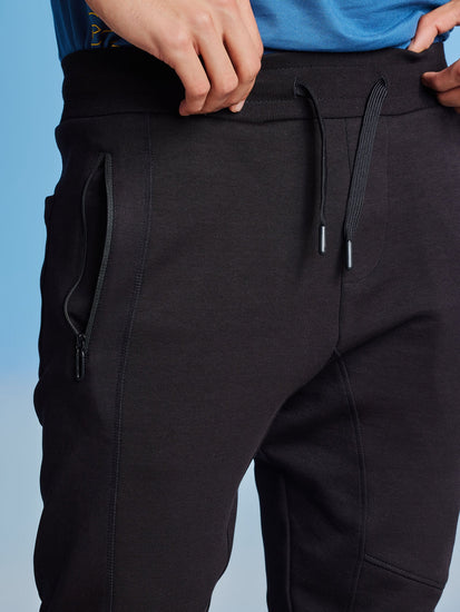 Black Slim Fit Track Pant