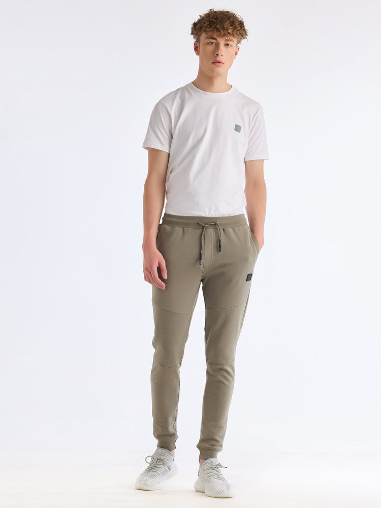 Grey Solid Regular Fit Jogger