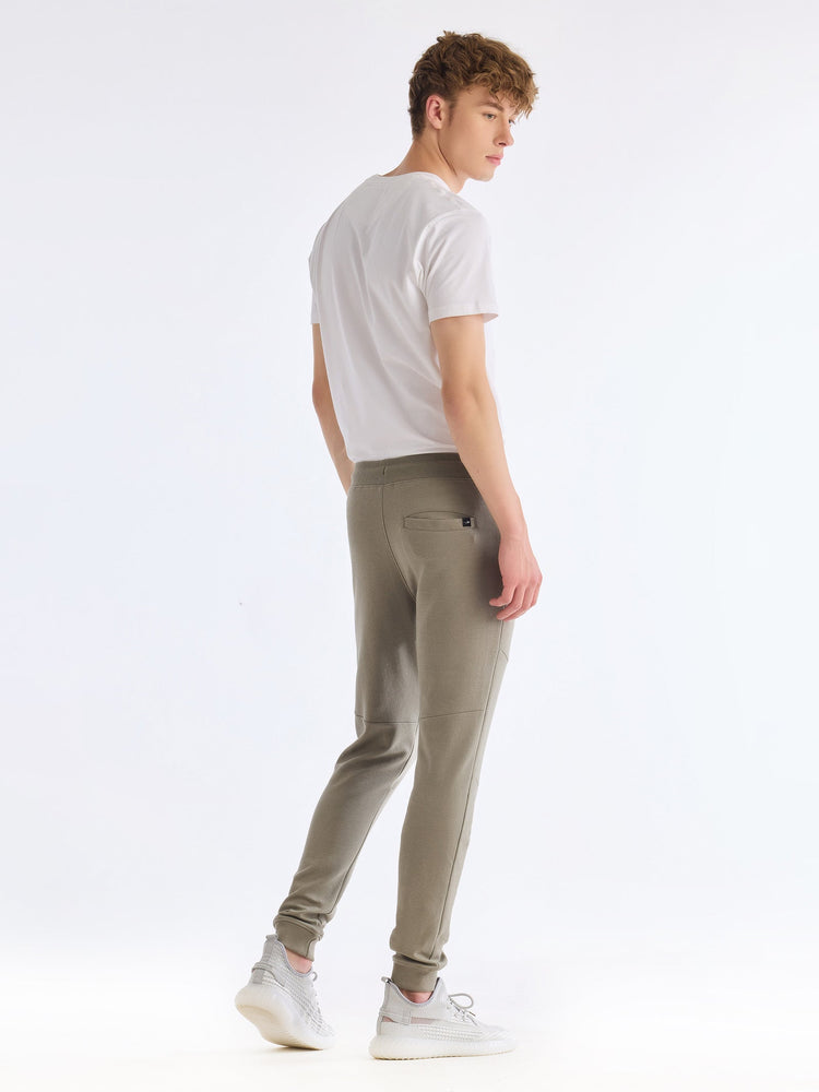 Grey Solid Regular Fit Jogger