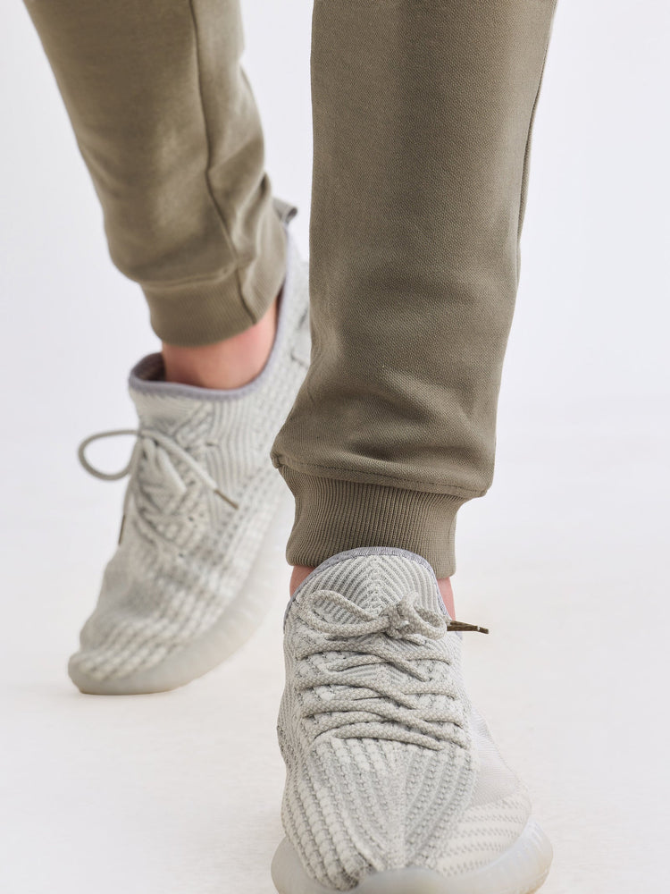 Grey Solid Regular Fit Jogger