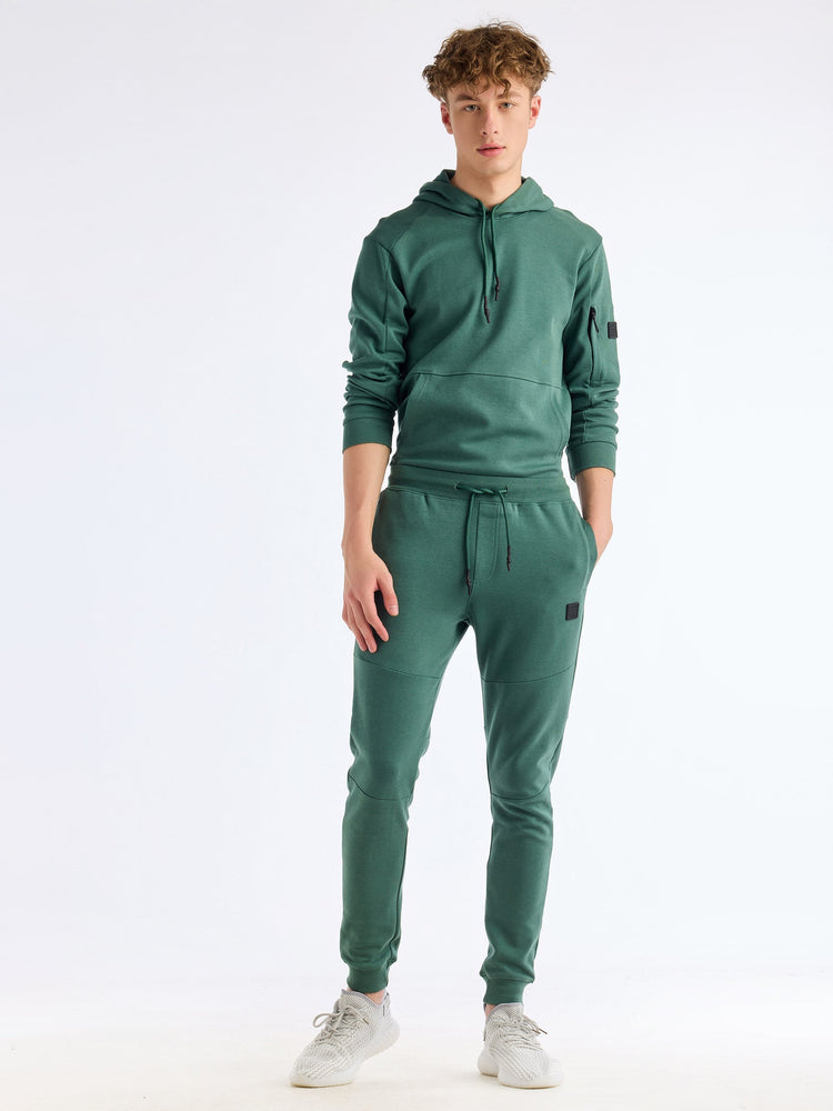 Green Solid Regular Fit Jogger