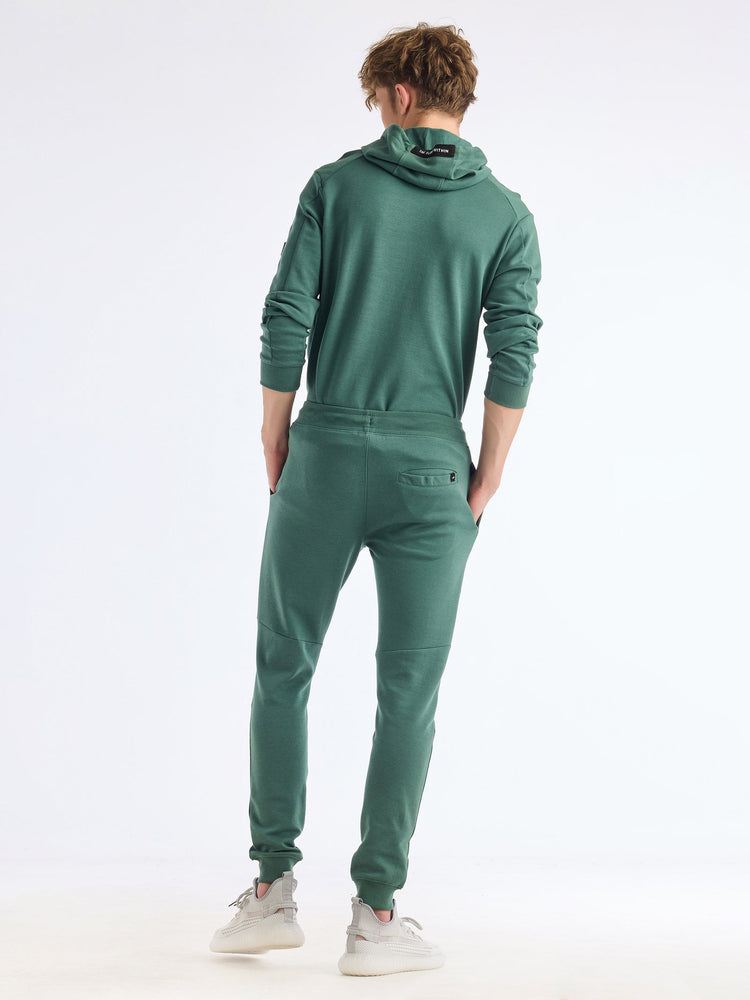 Green Solid Regular Fit Jogger