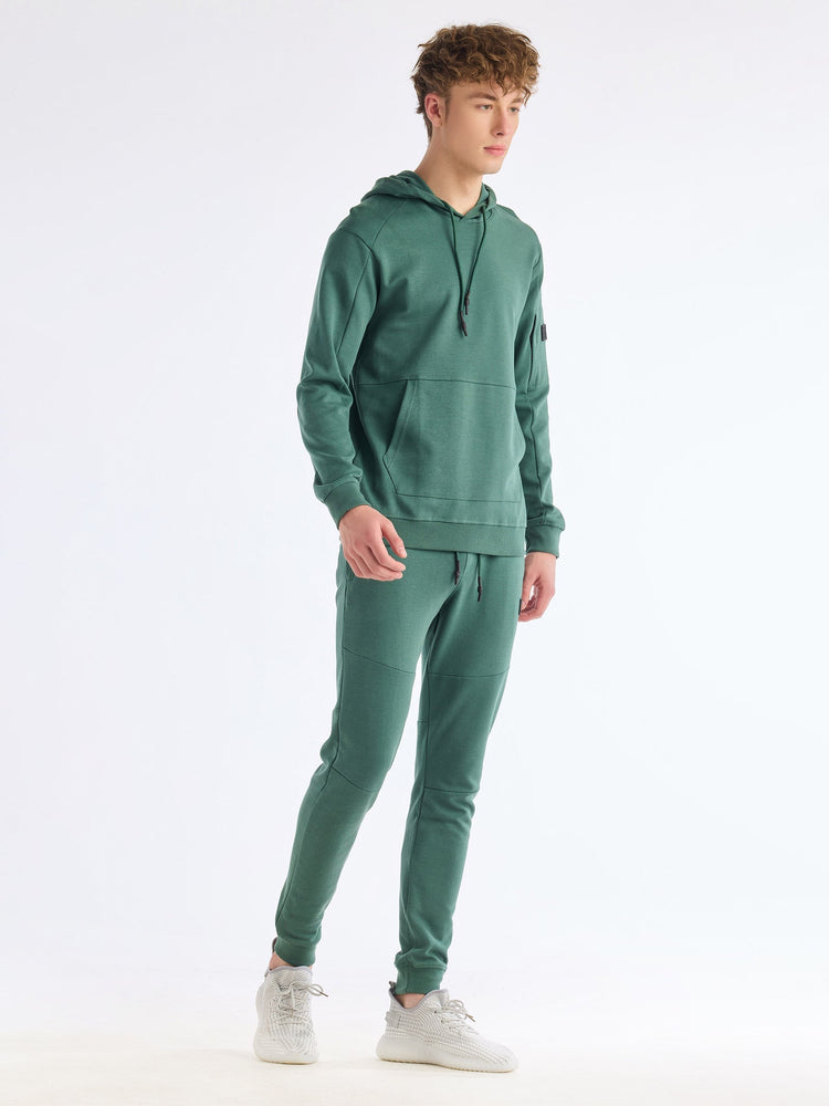 Green Solid Regular Fit Jogger