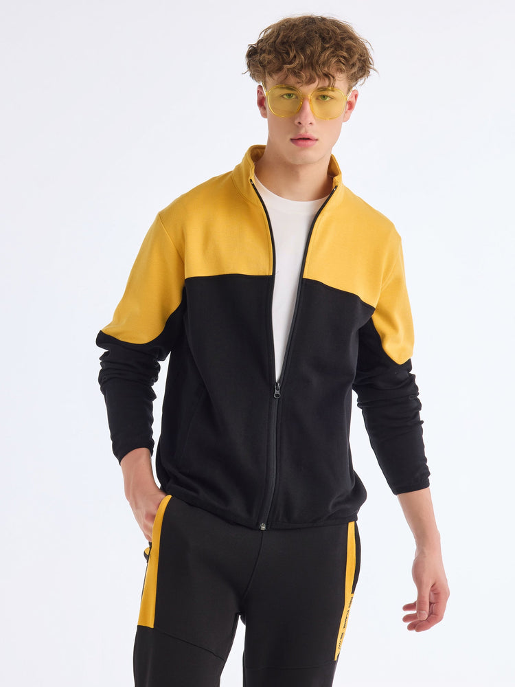 Black Regular Fit Track Pant