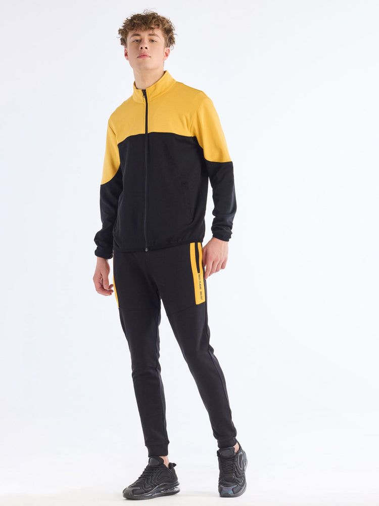 Black Regular Fit Track Pant