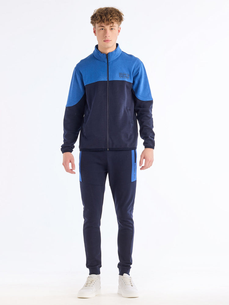 Navy Regular Fit Track Pant