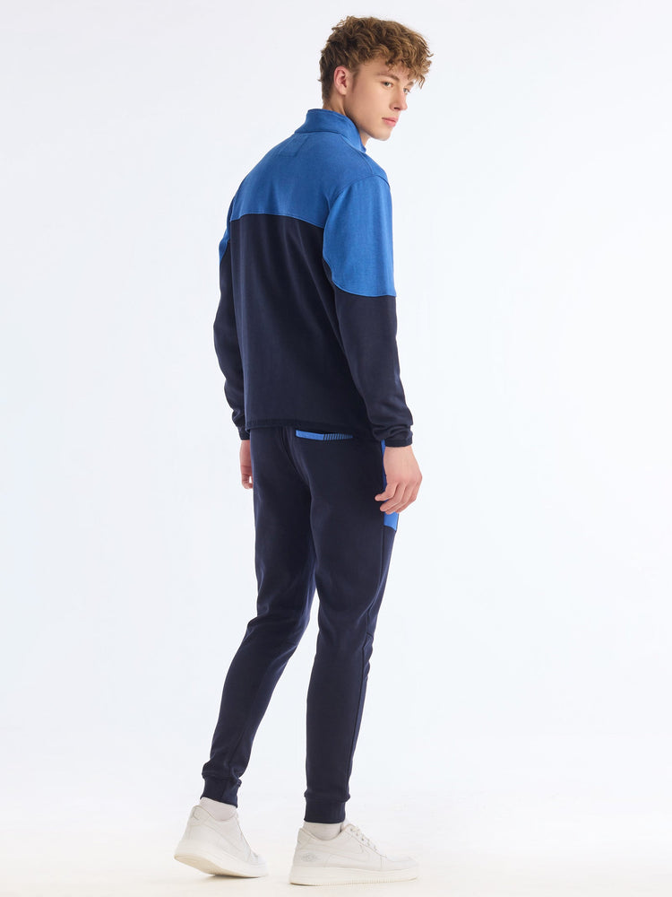 Navy Regular Fit Track Pant
