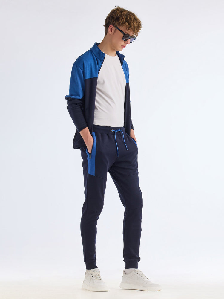 Navy Regular Fit Track Pant