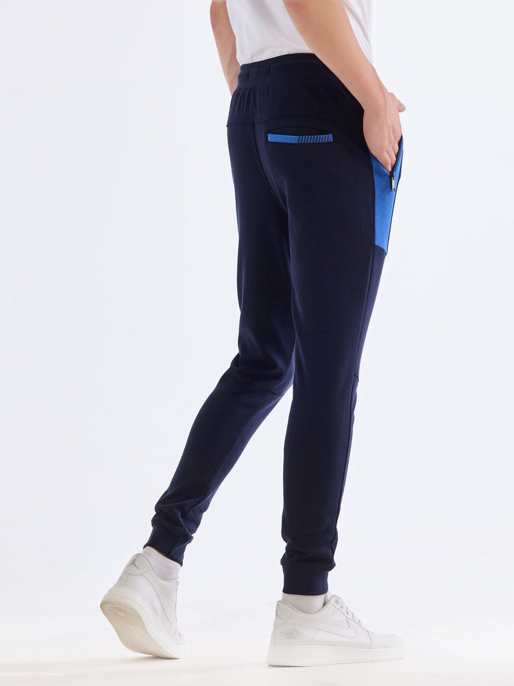 Navy Regular Fit Track Pant