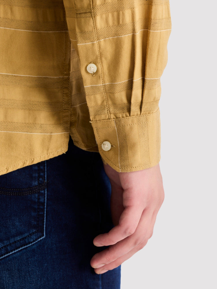 Yellow Striped Kurta