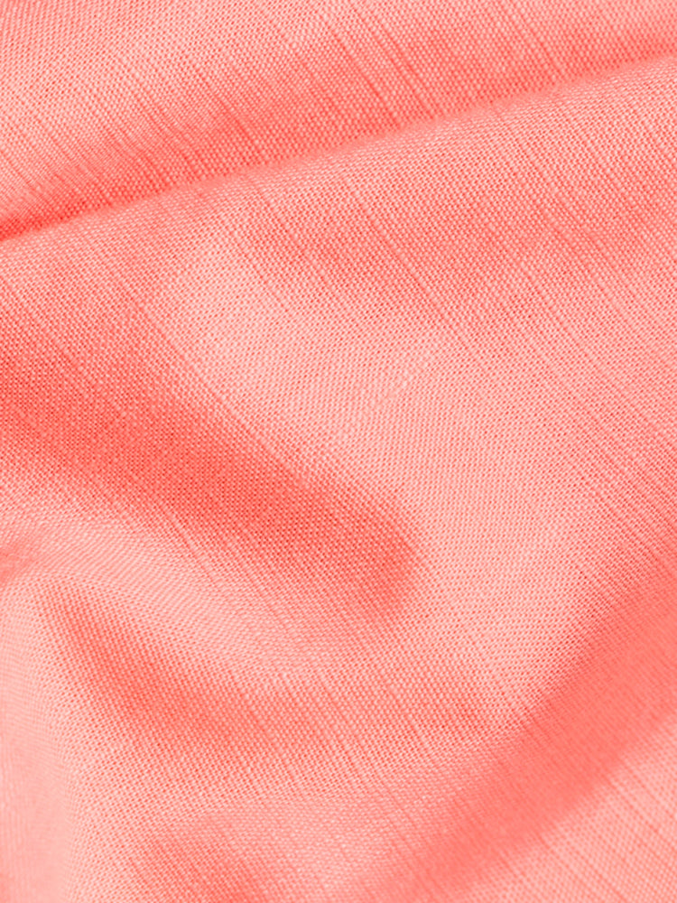 Pink Pure Cotton Solid Shirt