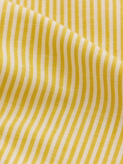 Yellow Striped Linen Shirt