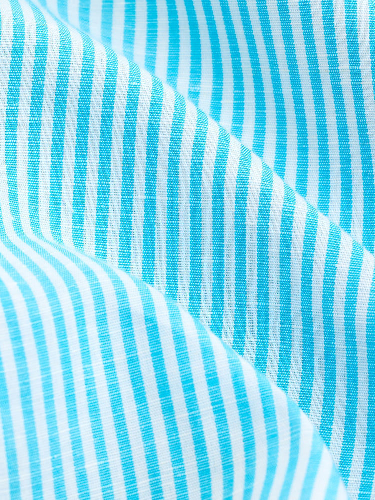 Blue Striped Linen Shirt
