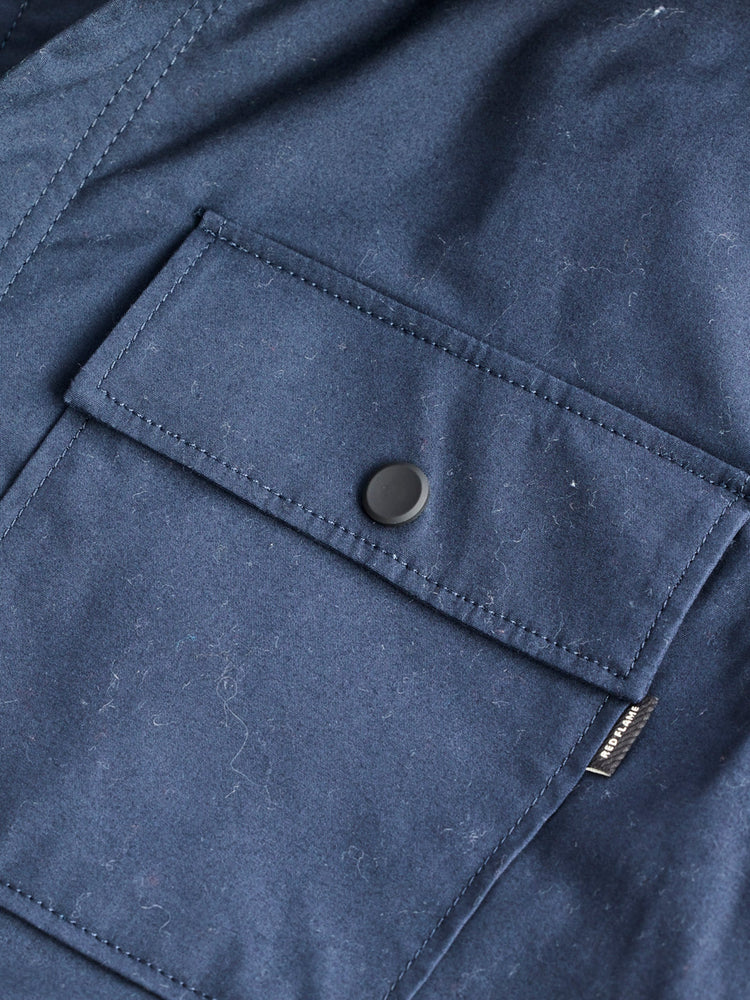 Navy Solid Shacket